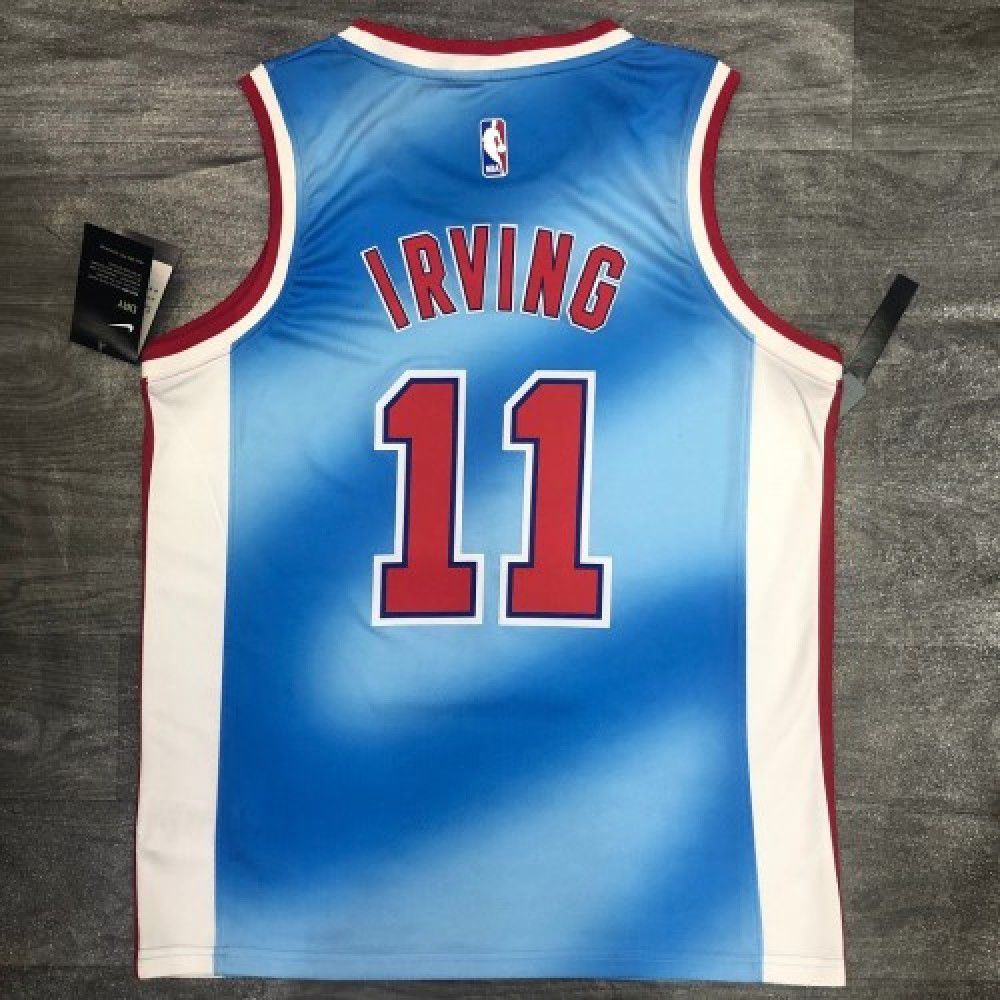 Men's Brooklyn Nets Kyrie Irving #11 Blue 2020/21 Swingman Jersey - Classic Edition-Pro Kit Vault | Brand New 26/27 Sports Jerseys